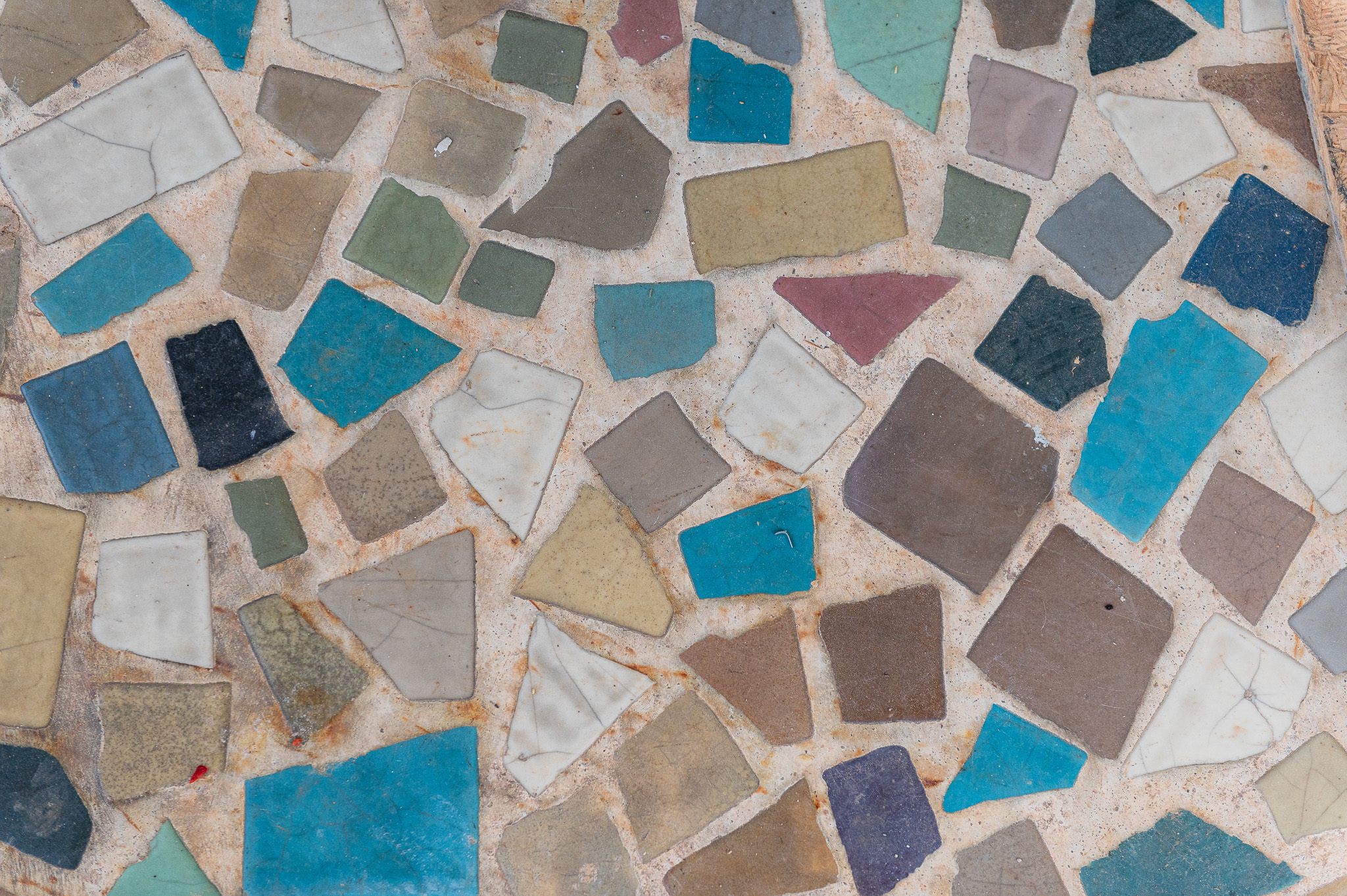 historic tile at grove park home thurman diethelm construction asheville worksite